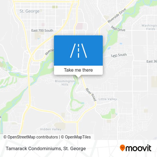 Mapa de Tamarack Condominiums