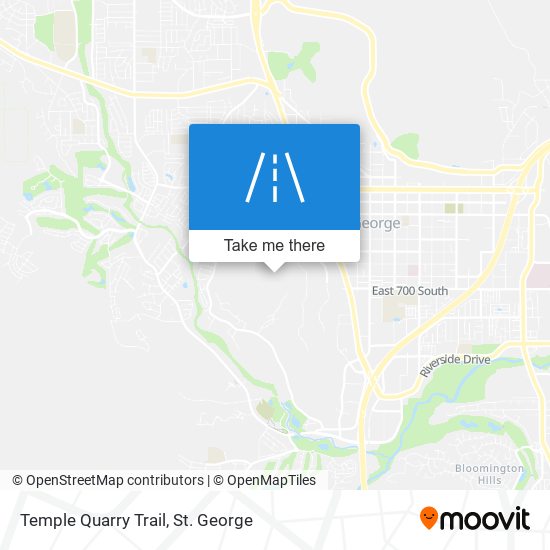 Temple Quarry Trail map