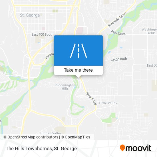 The Hills Townhomes map