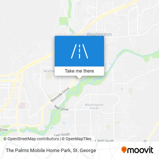 The Palms Mobile Home Park map