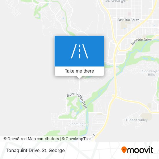 Tonaquint Drive map