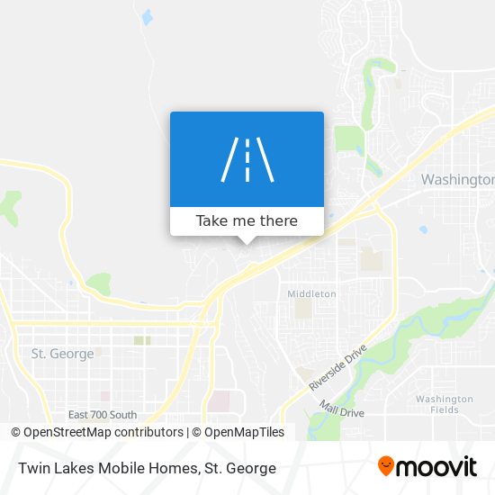 Twin Lakes Mobile Homes map