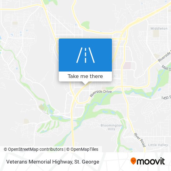 Veterans Memorial Highway map