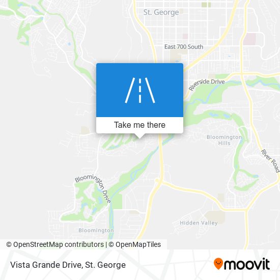 Vista Grande Drive map