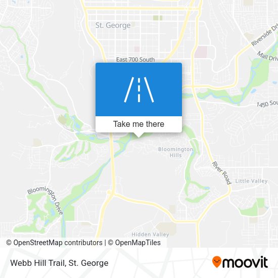Mapa de Webb Hill Trail