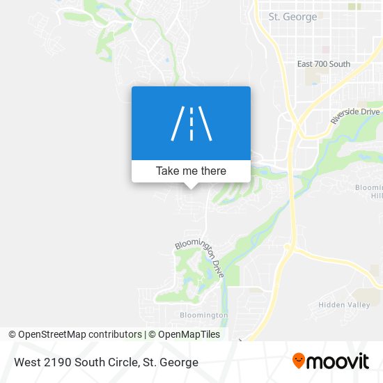 Mapa de West 2190 South Circle