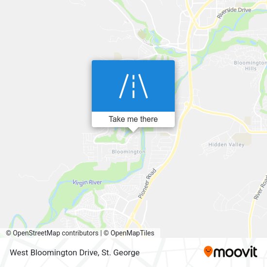 West Bloomington Drive map