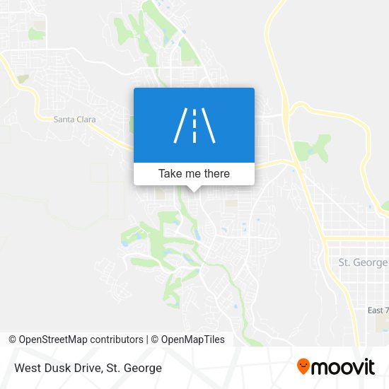 Mapa de West Dusk Drive