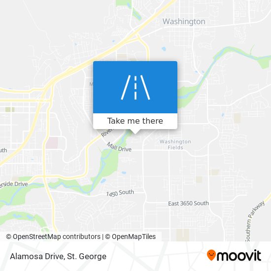 Alamosa Drive map