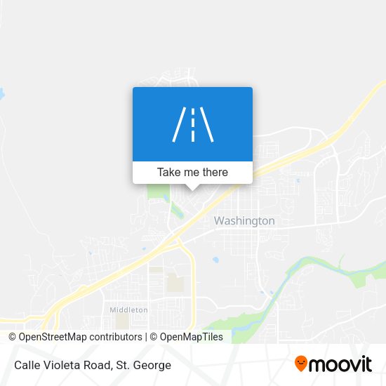 Mapa de Calle Violeta Road