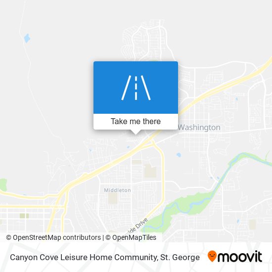 Canyon Cove Leisure Home Community map