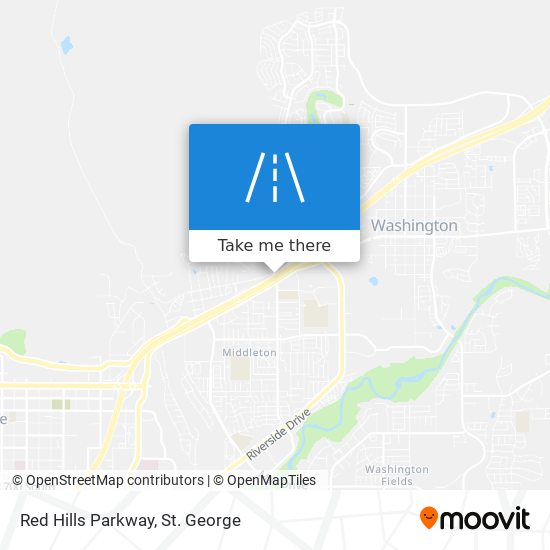 Red Hills Parkway map