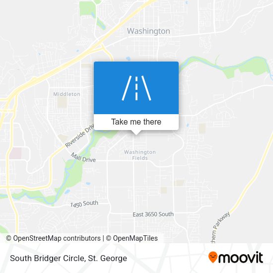 South Bridger Circle map