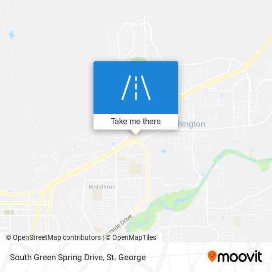 South Green Spring Drive map