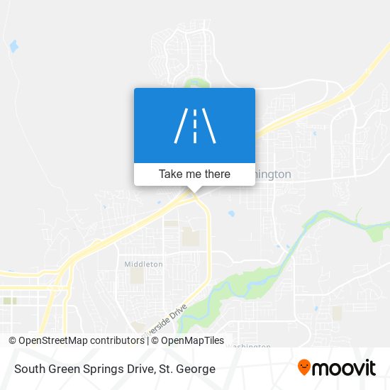 Mapa de South Green Springs Drive