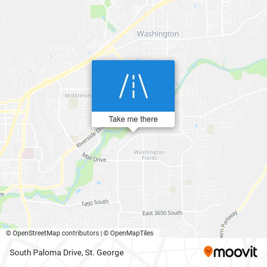 South Paloma Drive map