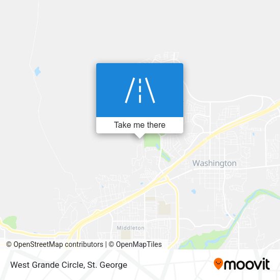 West Grande Circle map