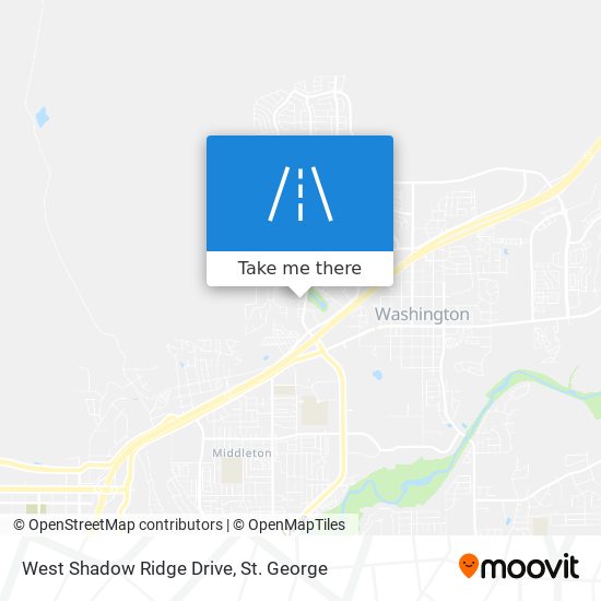 West Shadow Ridge Drive map