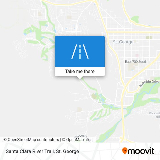 Mapa de Santa Clara River Trail