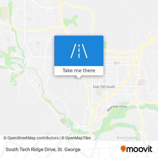 South Tech Ridge Drive map