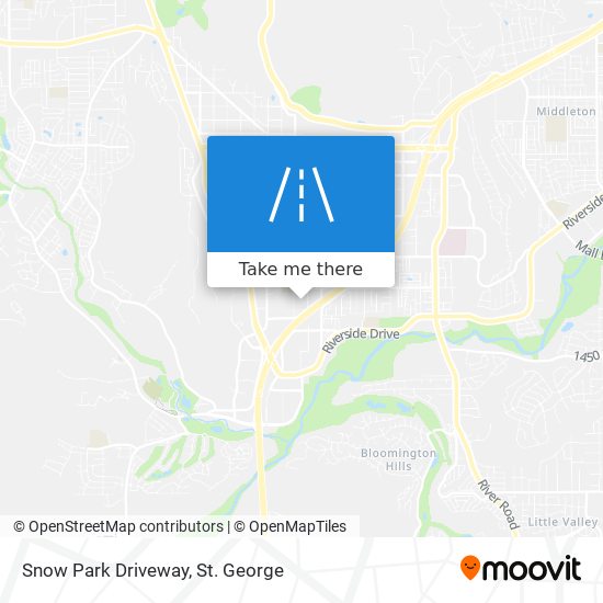 Mapa de Snow Park Driveway