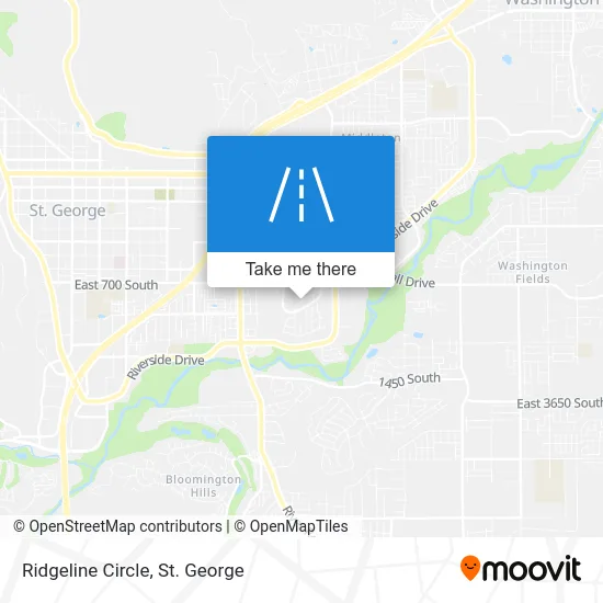 Ridgeline Circle map