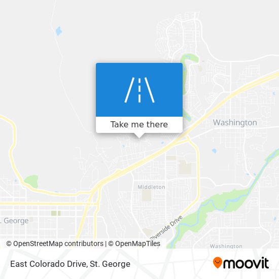 East Colorado Drive map