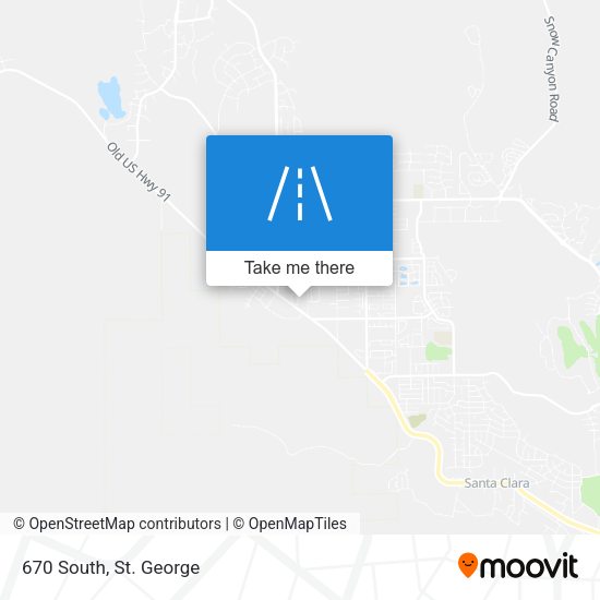 Mapa de 670 South