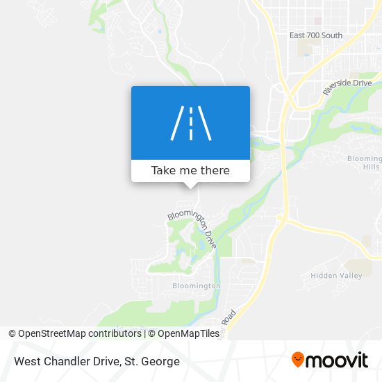 Mapa de West Chandler Drive