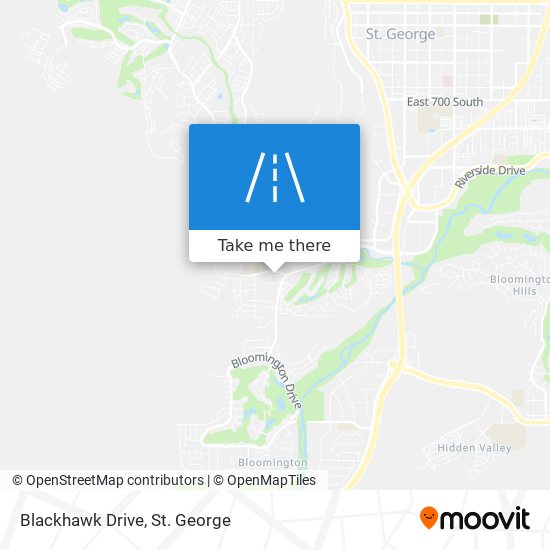 Blackhawk Drive map