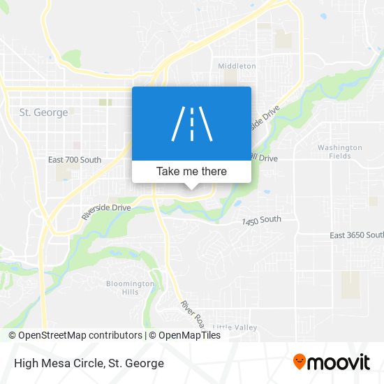 High Mesa Circle map
