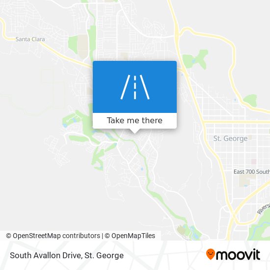 South Avallon Drive map