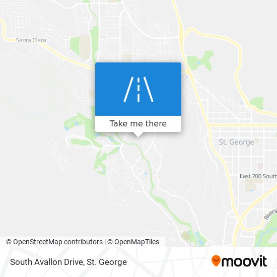 Mapa de South Avallon Drive