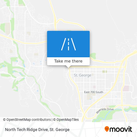 North Tech Ridge Drive map