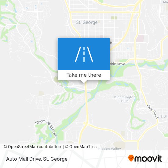 Auto Mall Drive map