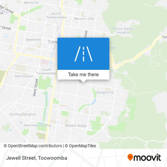 Jewell Street map