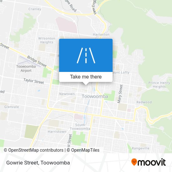 Gowrie Street map