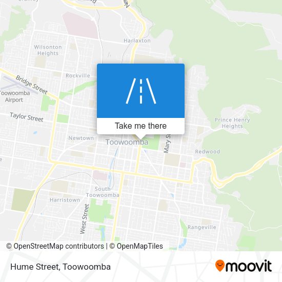 Hume Street map