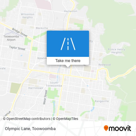 Mapa Olympic Lane