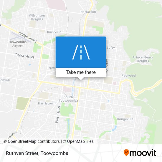 Ruthven Street map