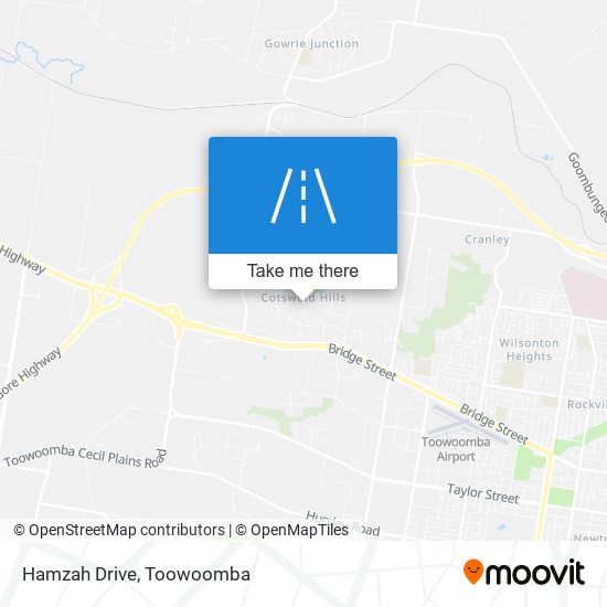 Hamzah Drive map