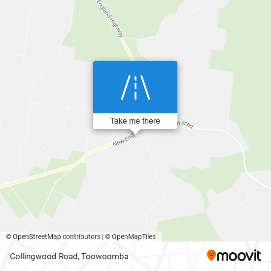 Collingwood Road map