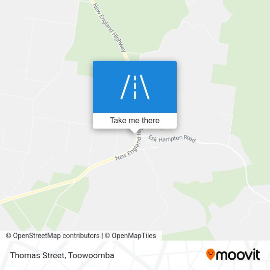 Thomas Street map