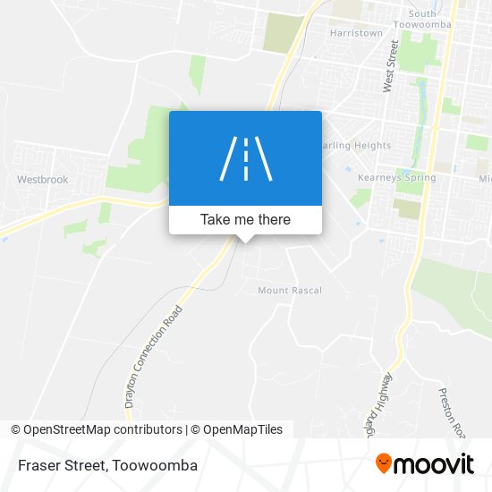 Fraser Street map