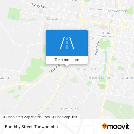 Boothby Street map