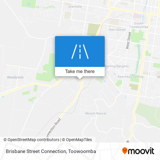 Brisbane Street Connection map
