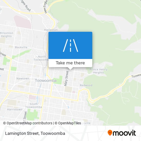 Lamington Street map