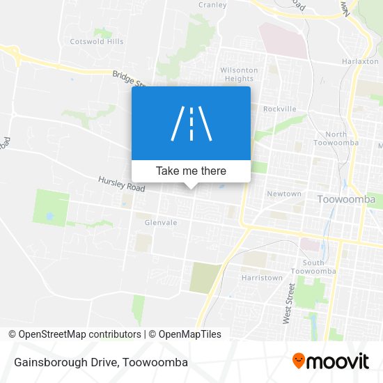 Gainsborough Drive map