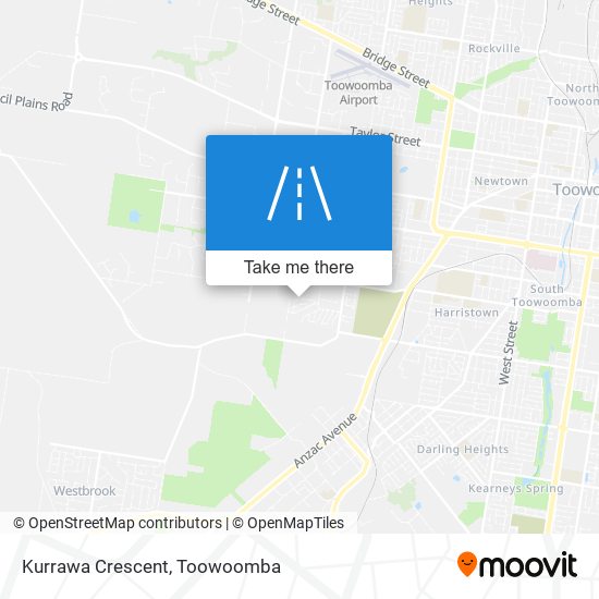 Kurrawa Crescent map