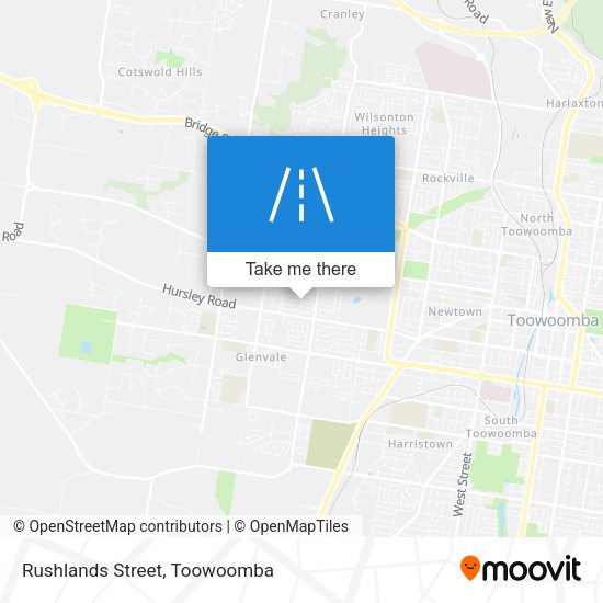 Rushlands Street map
